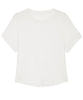 Organic Garment Dyed Roll Sleeve T-shirt: Womens