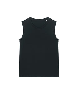 Organic High Neck Tank Top: Womens