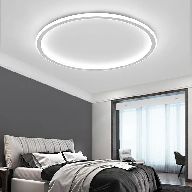 Light My House LED Ring Flush Mount Chandelier | Dimmable Ceiling Light