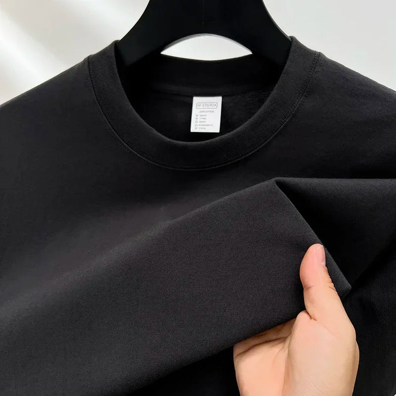 Men’s 100% Cotton Classic T-Shirt – Short Sleeve Crew Neck