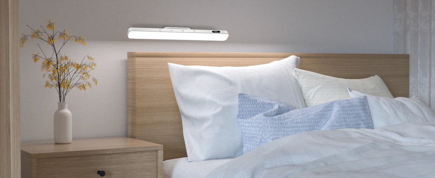 Rechargeable LED Mirror & Cabinet Light Bar – 3 Color, Dimmable, Magnetic, Remote Control