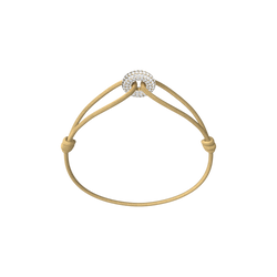 Mini Golden Soho Pavé Cord Bracelet