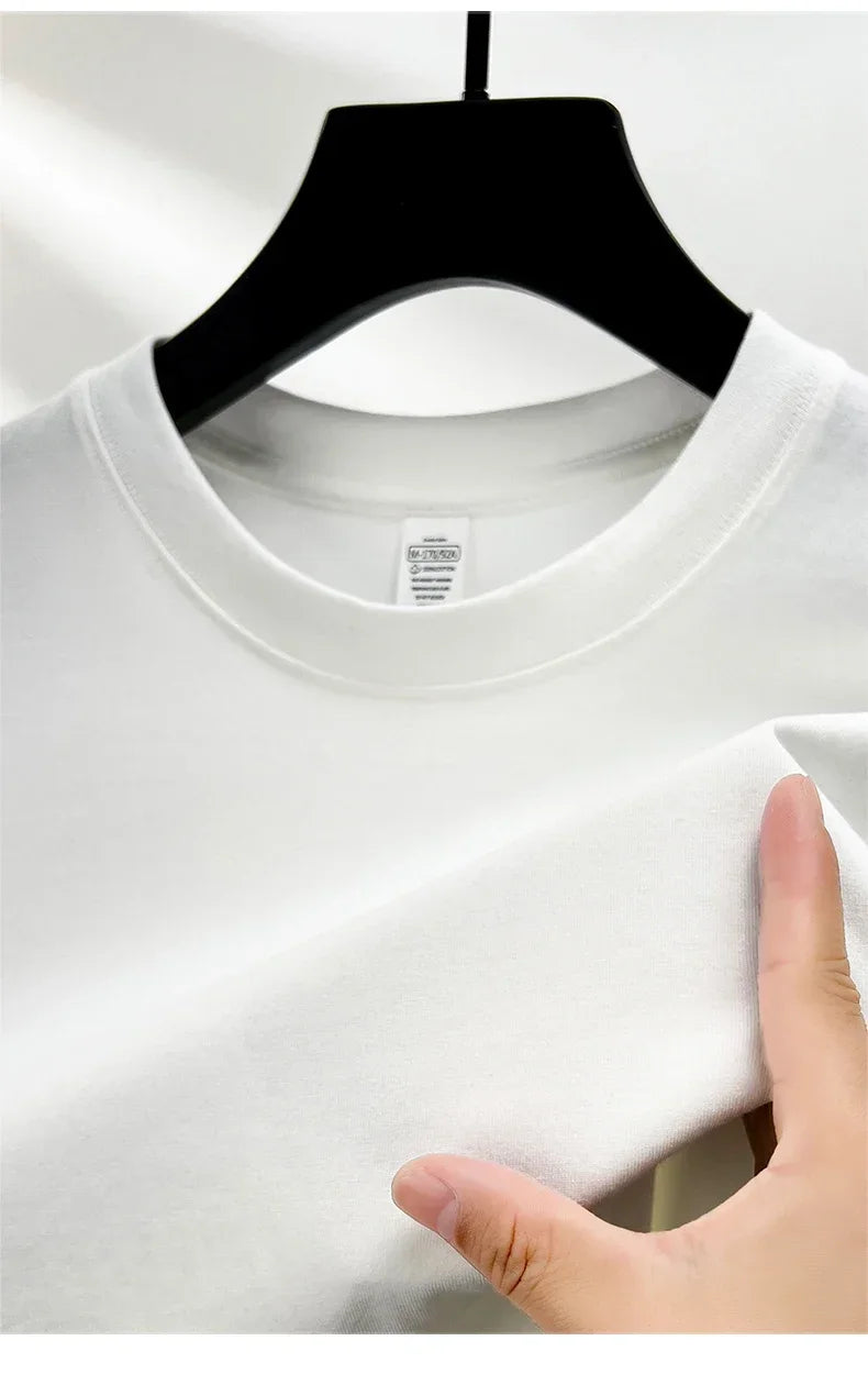 Men’s 100% Cotton Classic T-Shirt – Short Sleeve Crew Neck