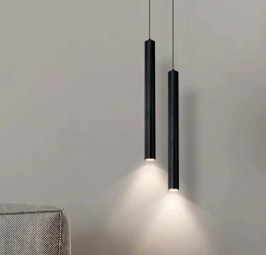 Light My House Trip Black Pendant Light – Minimal Adjustable Bedroom Lamp