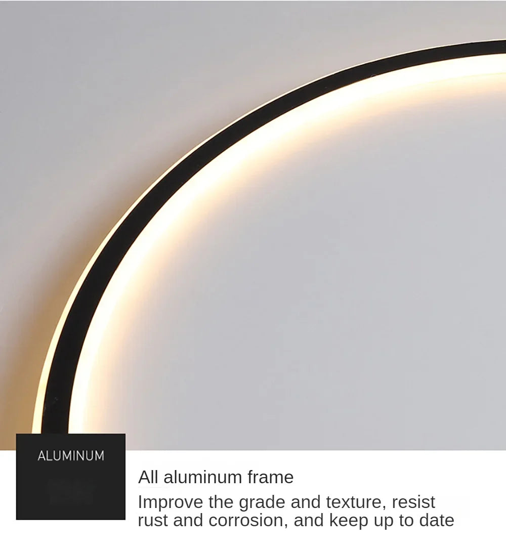 Light My House LED Ring Flush Mount Chandelier | Dimmable Ceiling Light