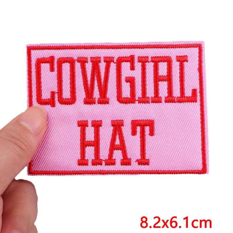 Cowgirl Boot Embroidered Patch Cowgirl Boot Embroidered Patch.