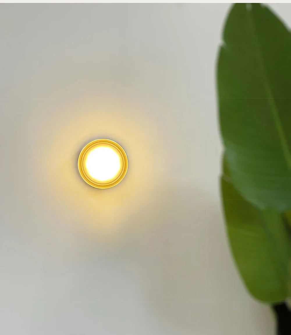 Modern Jelly LED Wall Lamp – Round Glass Wall Light