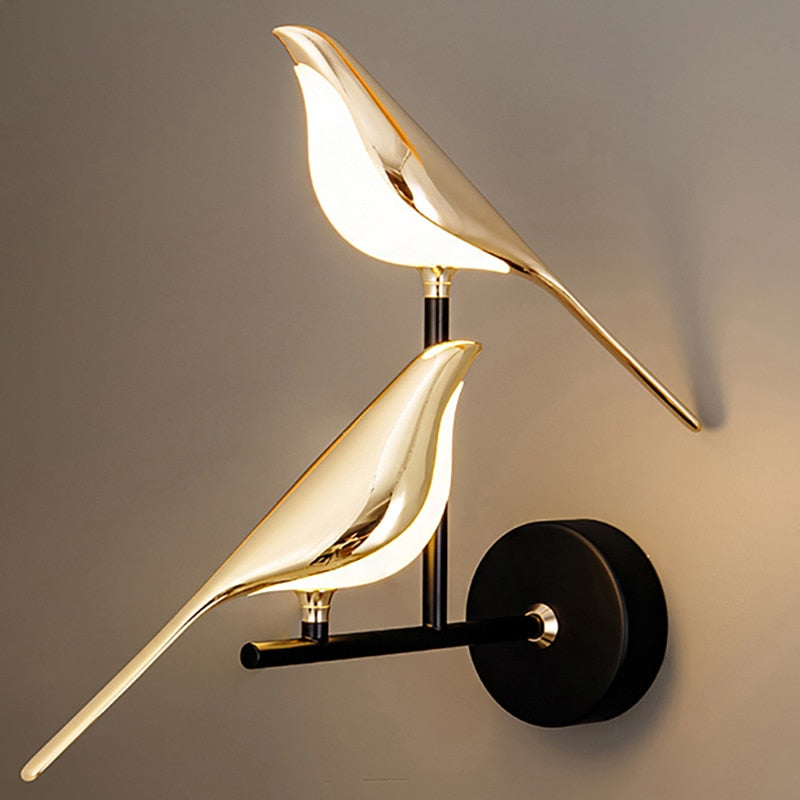 Light My House | Double Chirpy LED Bird Nursery Wall Light - Hardwired