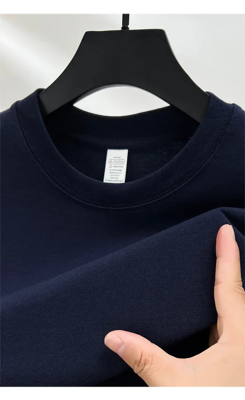 Men’s 100% Cotton Classic T-Shirt – Short Sleeve Crew Neck