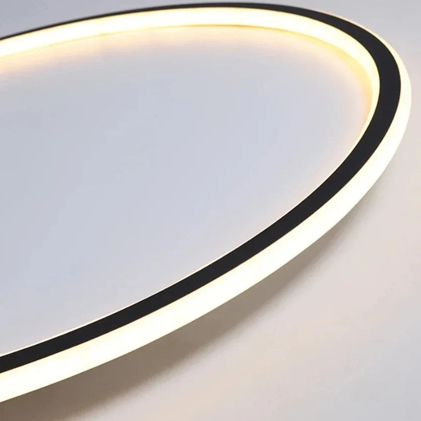 Light My House LED Ring Flush Mount Chandelier | Dimmable Ceiling Light