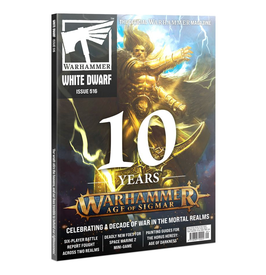 White Dwarf Warhammer Magazine – Official Tabletop Gaming Hobby Guide