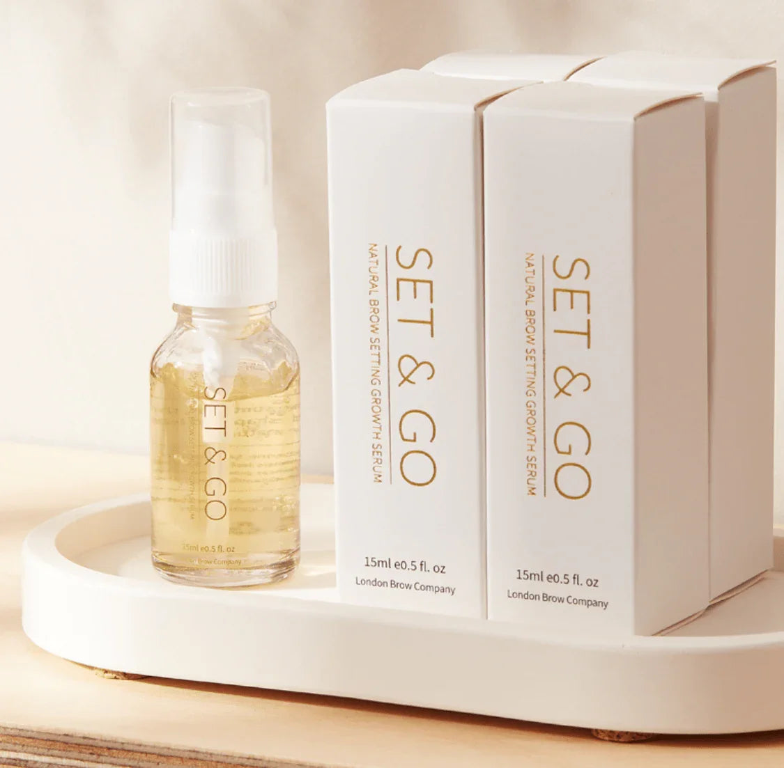 The London Brow Company Set & Go Brow & Lash Growth & Setting Serum