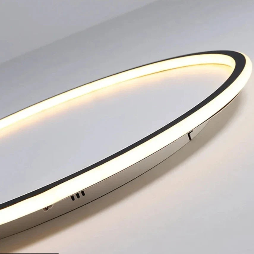 Light My House LED Ring Flush Mount Chandelier | Dimmable Ceiling Light