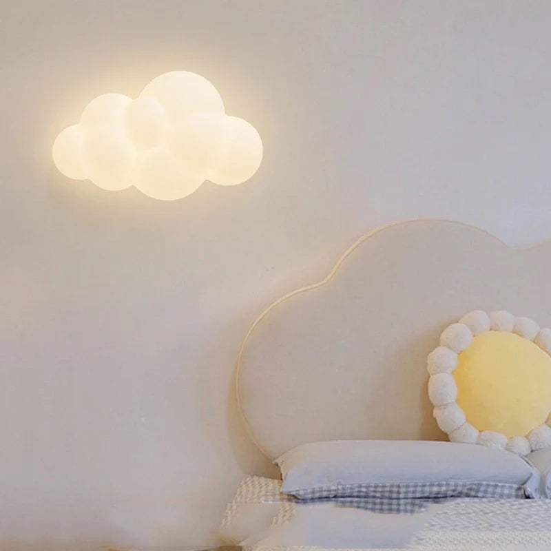 Light My House Cloud LED Wall Lamp – Remote Control Adjustable Light