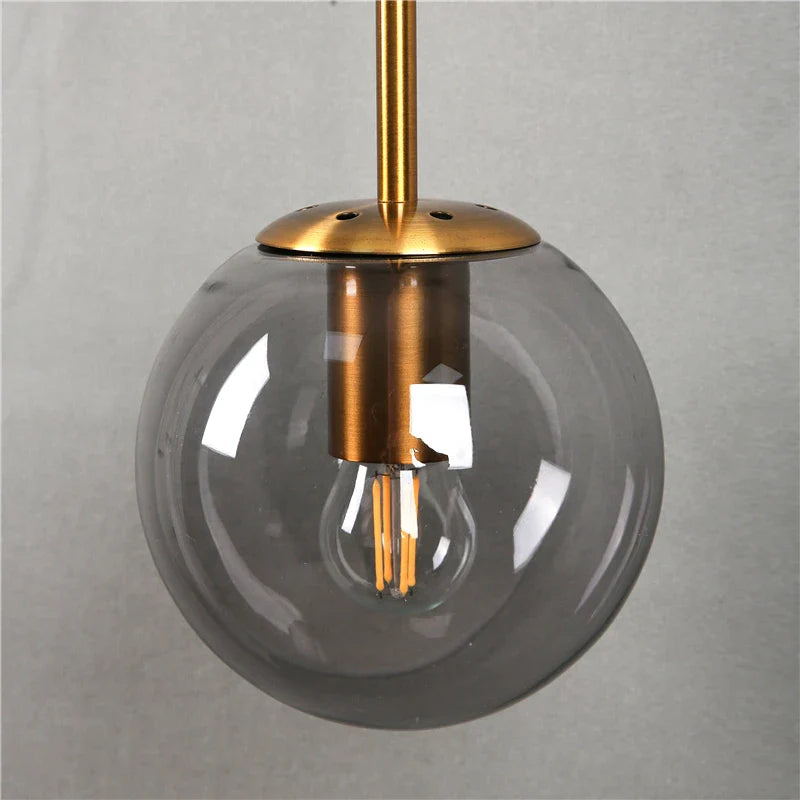 Light My House Sizzle Mid-Century Glass Globe Wall Light – 3 Colors