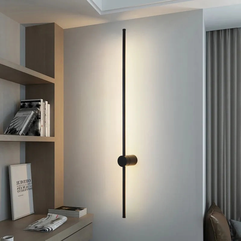 Light My House Degrees LED Wall Light – Modern Black Warm Lamp