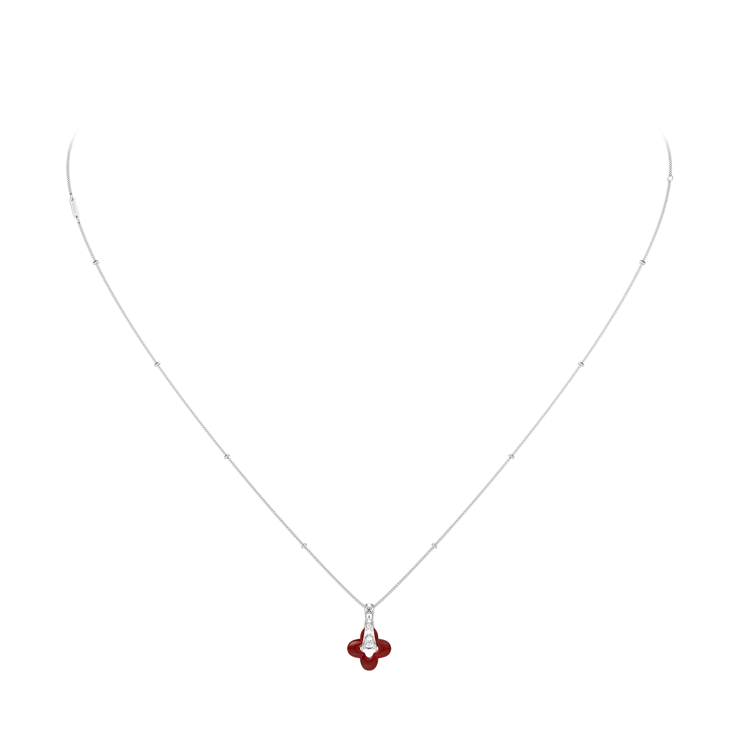 Silver Clover Necklace