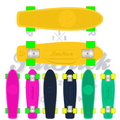 FatStick 22" Mini-Cruiser Skateboard – Recycled Plastic Deck