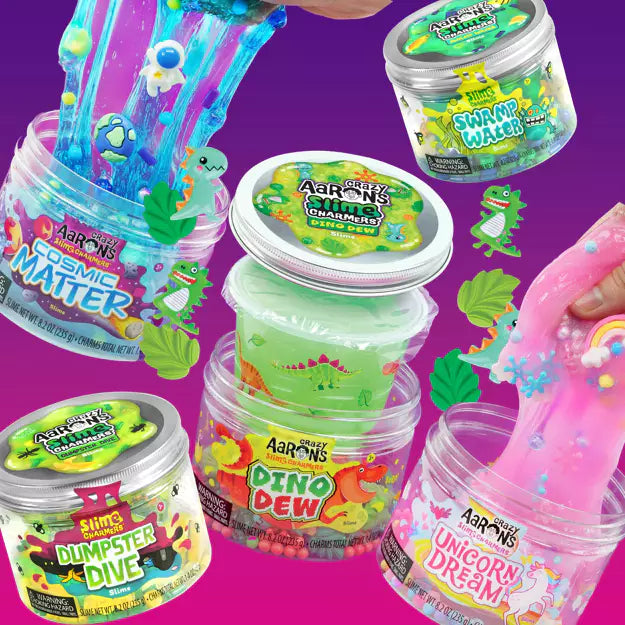 Crazy Aaron's Slime Charmers 18-Piece Scented DIY Sensory Slime Kit