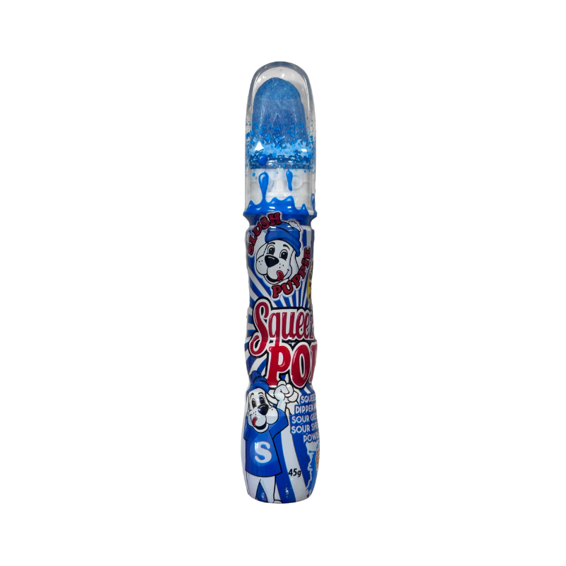 Slush Puppie Squeeze Pop - Blue Raspberry Liquid Candy Tube (PoundFun)