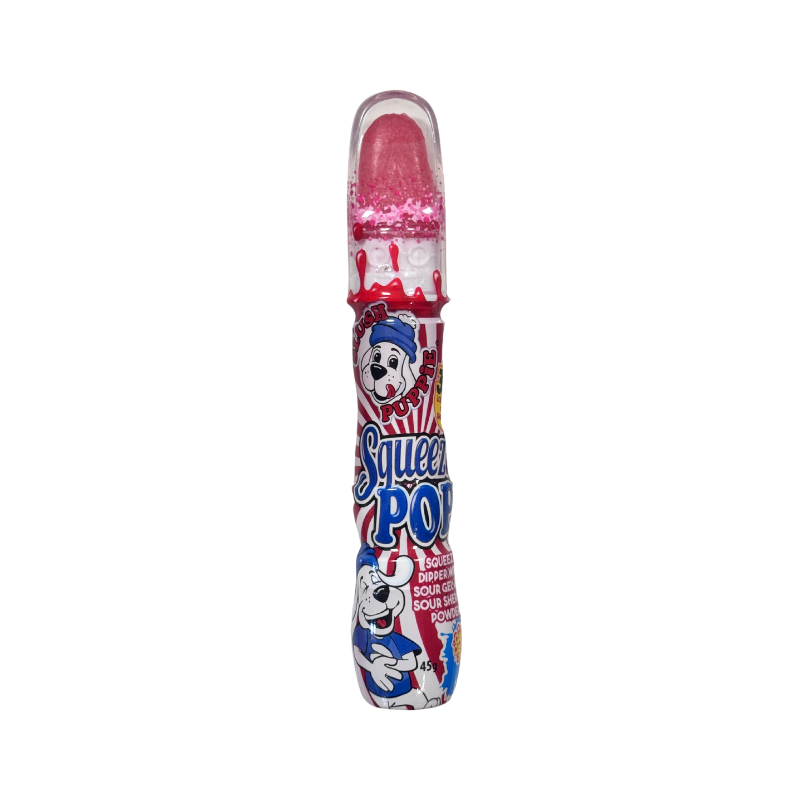 Slush Puppie Squeeze Pop – Cherry Flavour Squeezable Candy Tube