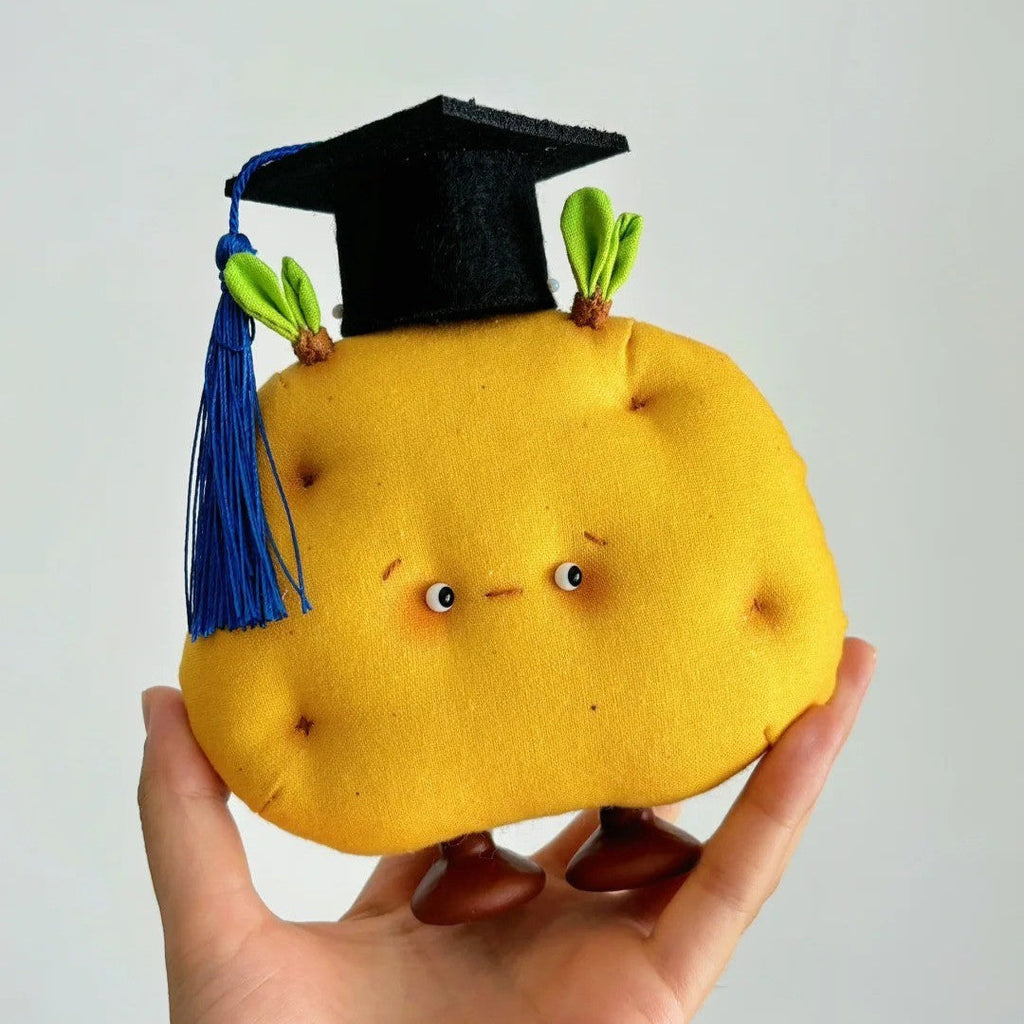 LuLuFun Studio Snowball Potato Plush Toy – 12 Inch Soft Stuffed Decor