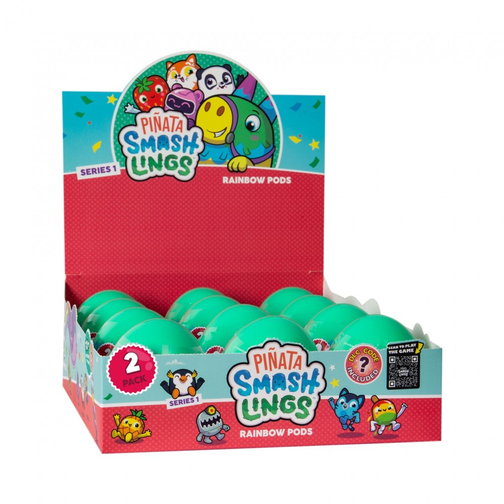 Snaps Pinata Smashlings 2-Pack Figure Blind Pods with Roblox DLC Code