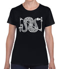 Ladies Pictish Snake And Z Rod  T-shirt