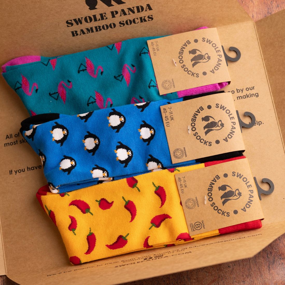 Swole Panda Bamboo Socks – Soft Seamless Breathable Monthly Subscription