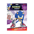 Sonic Prime Colouring Set by PoundFun – Kids Art & Stationery Kit
