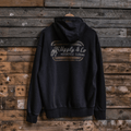Uggly & Co Black Flattrack Hoodie – Heavyweight Vintage Racing Cotton