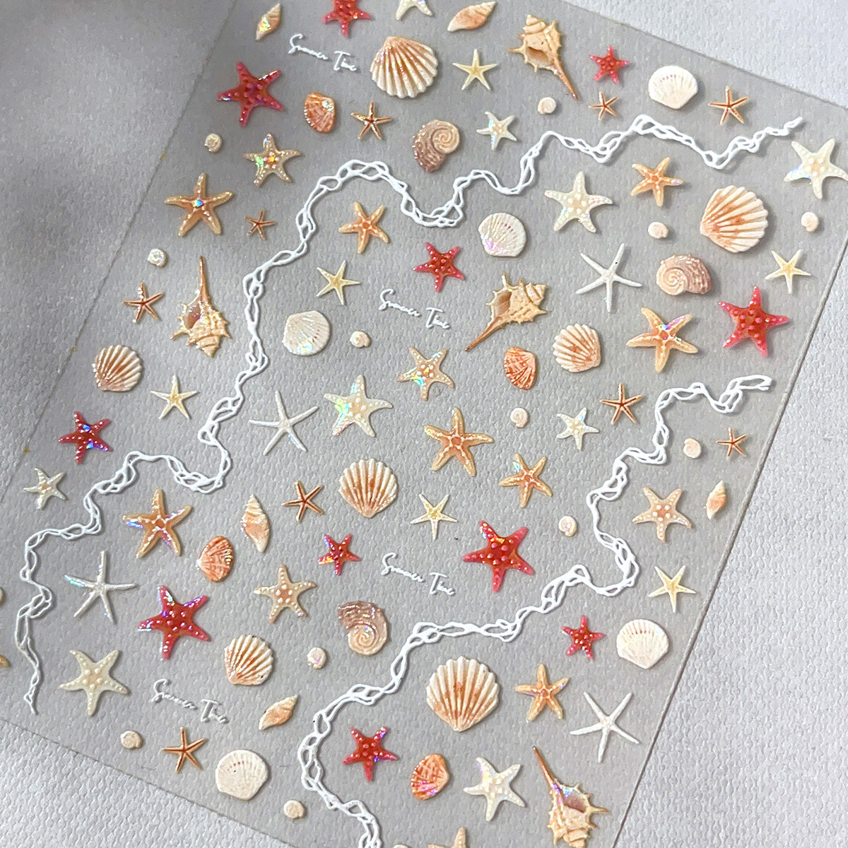 LuLuFun Studio Star Fish Nail Deco Stickers – DIY Manicure Art Decals
