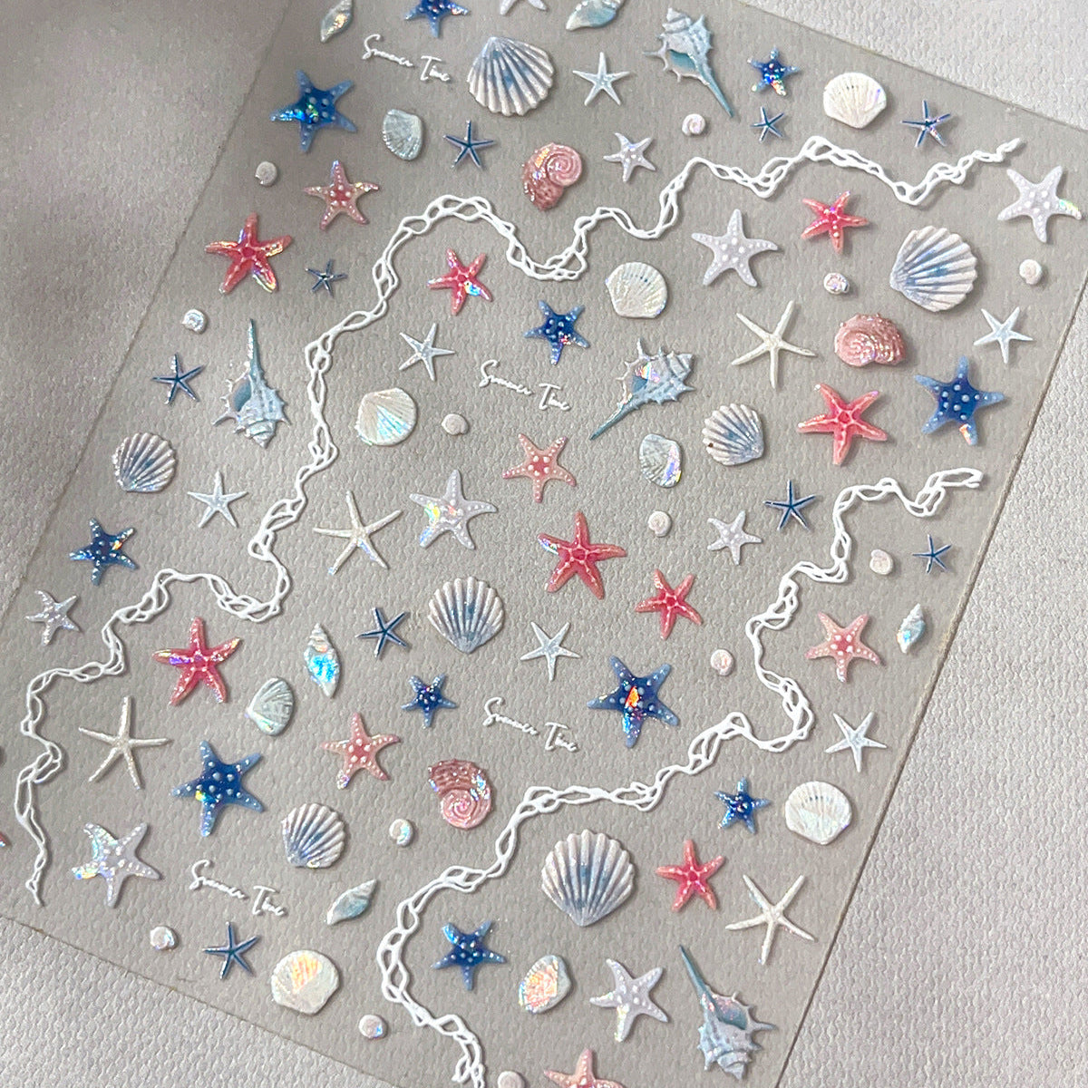 LuLuFun Studio Star Fish Nail Deco Stickers – DIY Manicure Art Decals