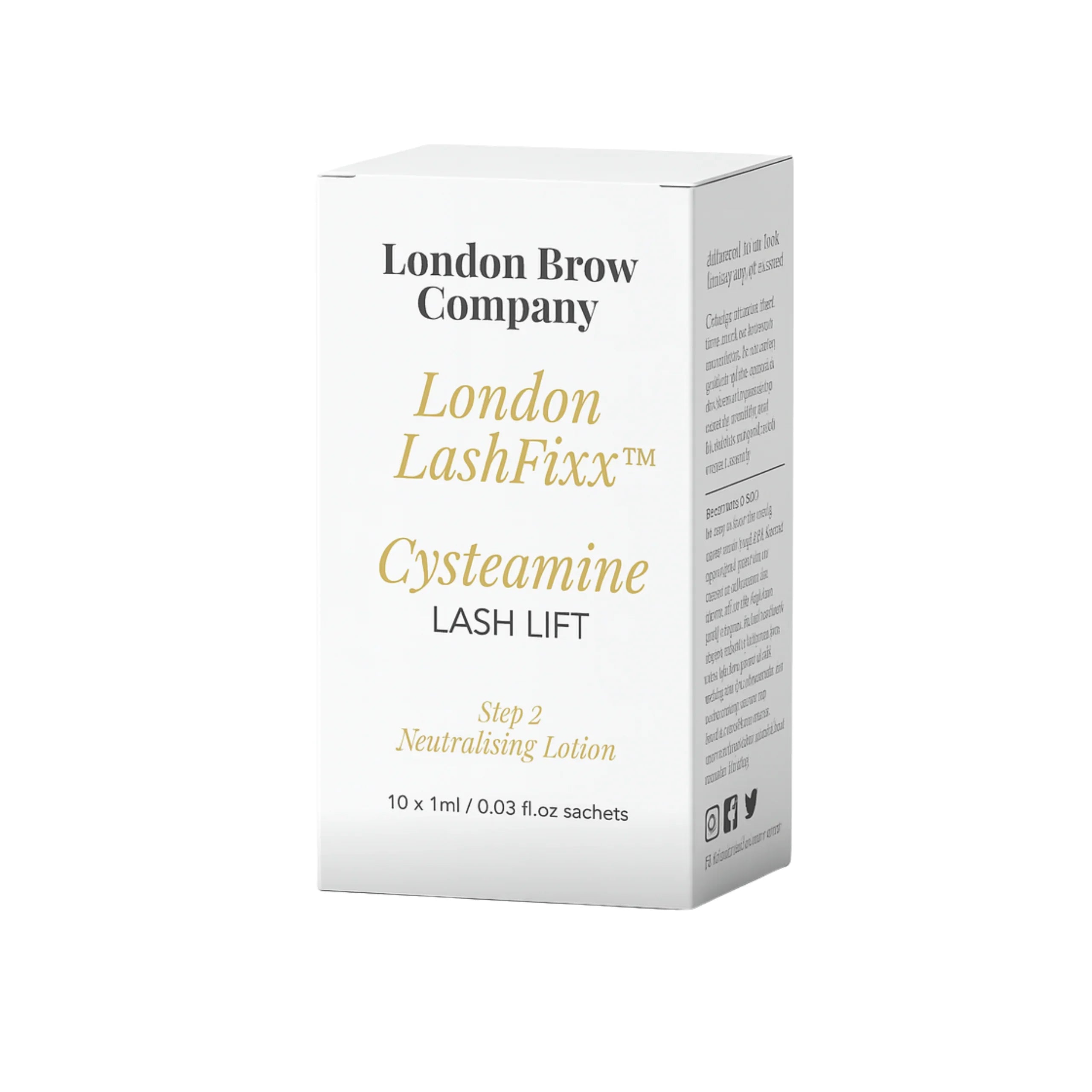 London Brow LashFixx Korean Lash Lift System – Cysteamine & TGA Free