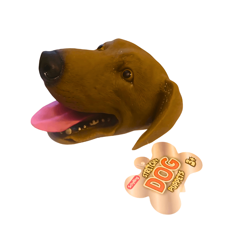 PoundFun Stretchy Dog Puppet – Flexible Interactive Novelty Toy for Kids
