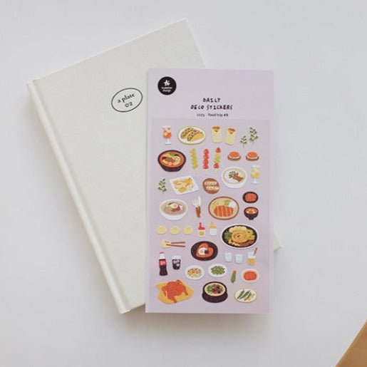 Suatelier Food Trip #8 Decorative Stickers for Journaling by LuLuFun