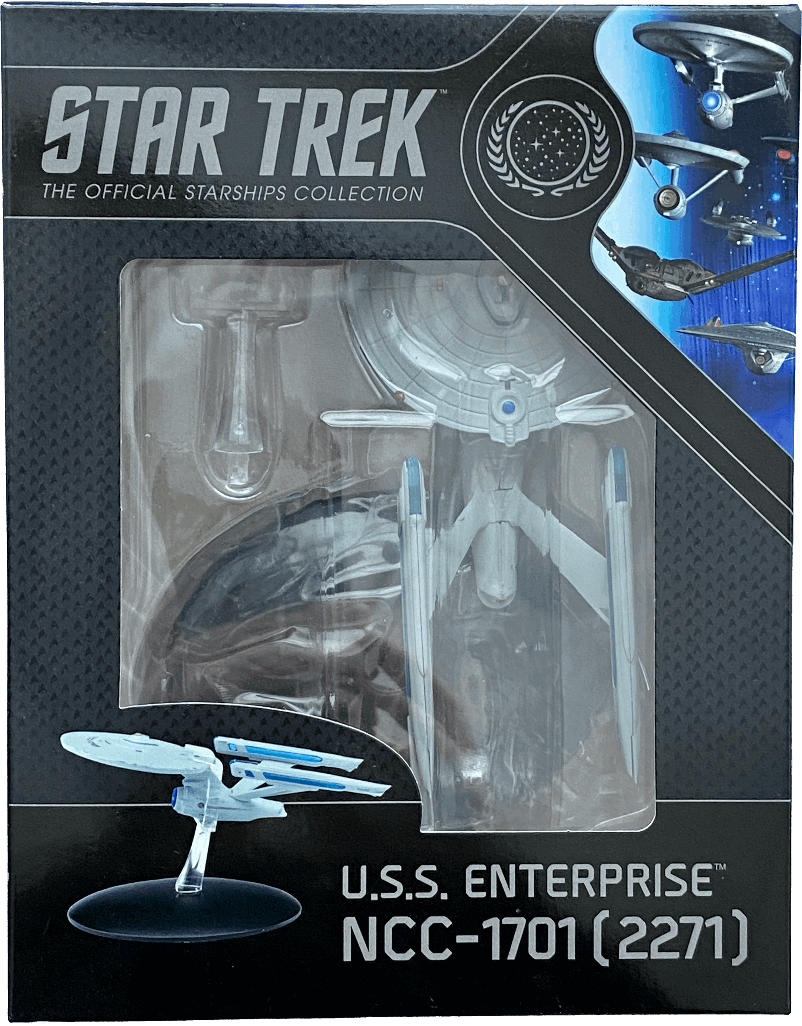 #02 U.S.S. Enterprise NCC-1701 (2271) Refit TMP Model Diecast Ship (Eaglemoss / Star Trek) Boxed 2021 Wave 3 Edition