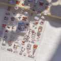 LuLuFun Studio Puppy Summer Holiday 5D Nail Deco Stickers | 1 Sheet