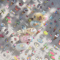 Summer Beach Nail Deco Stickers by LuLuFun Studio | Ultra-Thin Nail Art