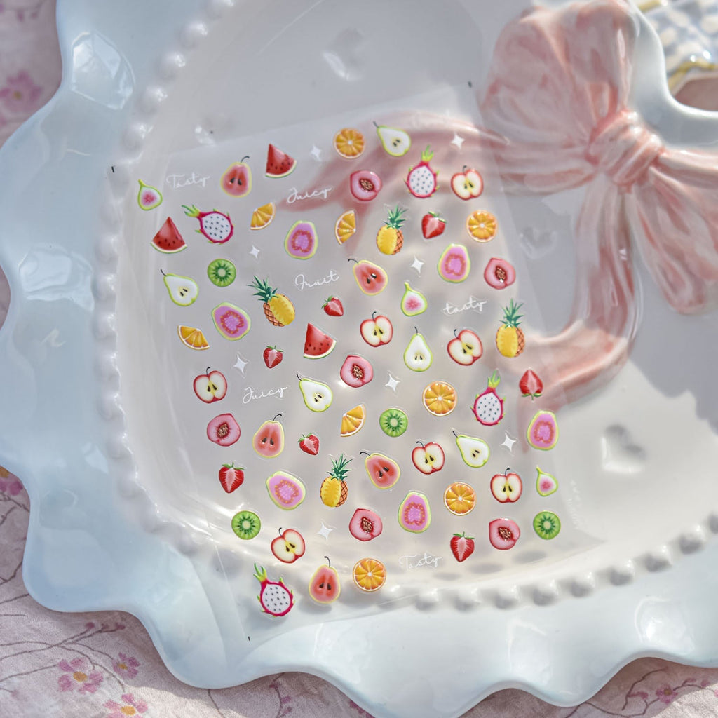 LuLuFun Studio Fruit Party Nail Art Stickers – DIY Manicure Decals