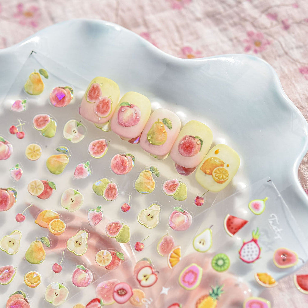 LuLuFun Studio Fruit Party Nail Art Stickers – DIY Manicure Decals