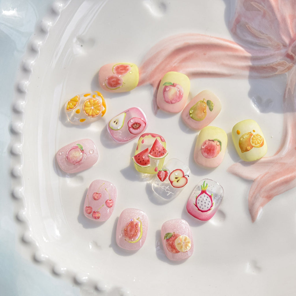 LuLuFun Studio Fruit Party Nail Art Stickers – DIY Manicure Decals