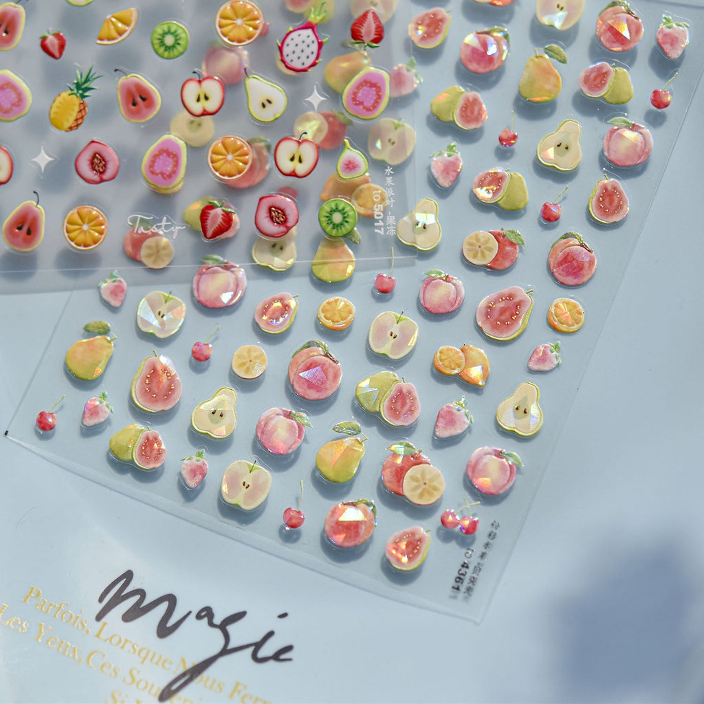 LuLuFun Studio Fruit Party Nail Art Stickers – DIY Manicure Decals