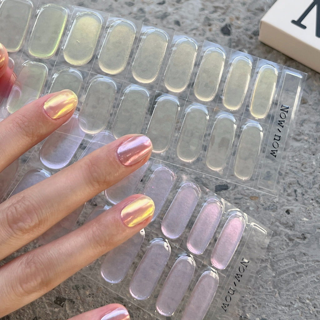 LuLuFun Studio Sunset Nail Wraps – High Quality DIY Nail Art Decals