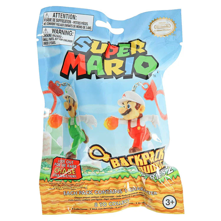 Super Mario Series 2 Backpack Buddies Mystery Bag Collectible Charm
