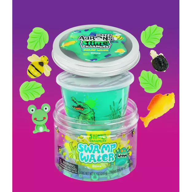 Crazy Aaron's Slime Charmers 18-Piece Scented DIY Sensory Slime Kit