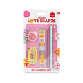 Swizzels Love Hearts Scented 5 Piece Stationery Set | School Gift Set