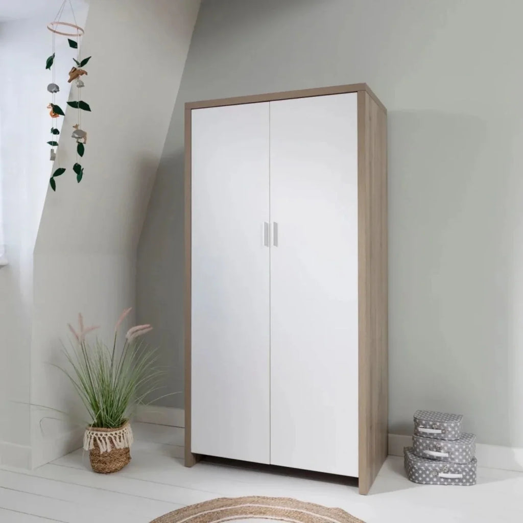 Tutti Bambini Modena Wardrobe - White/Oak
