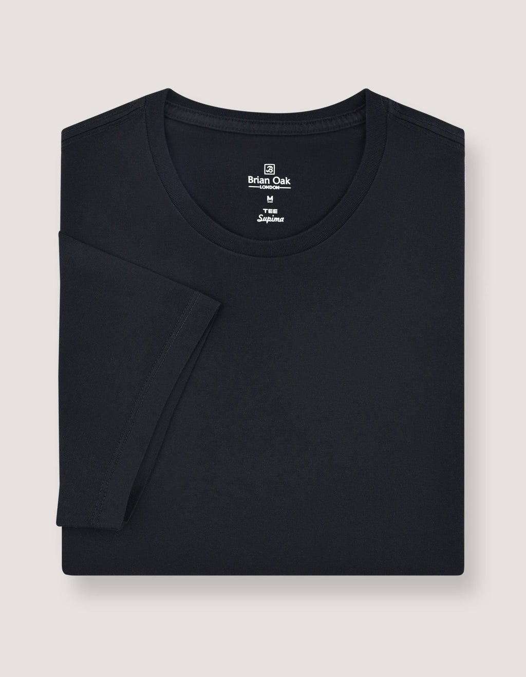 Pure Supima Cotton T-Shirt - Black