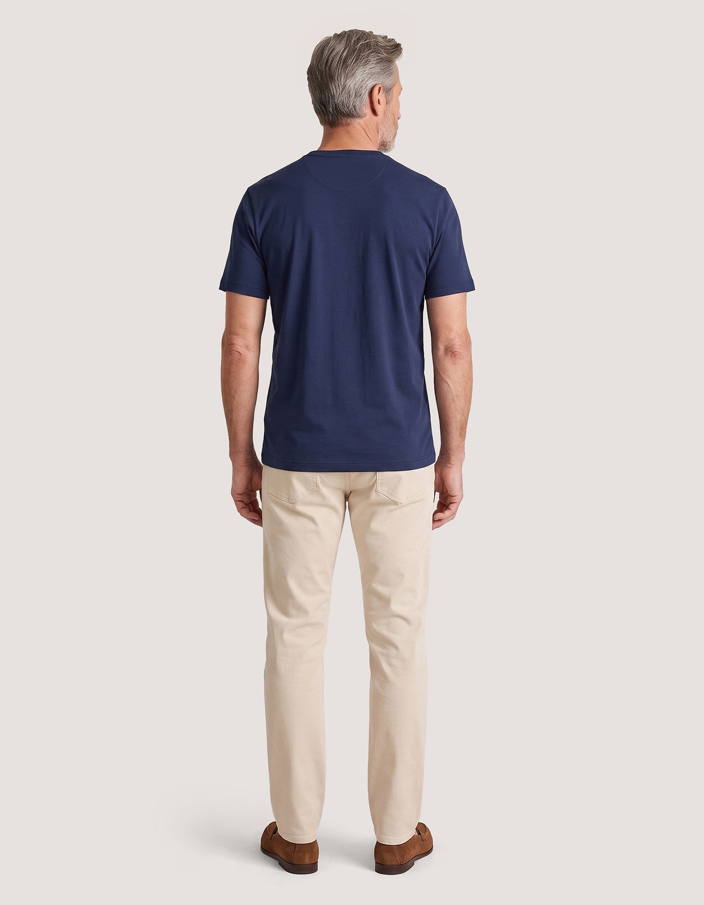 Pure Supima Cotton Tee - Navy